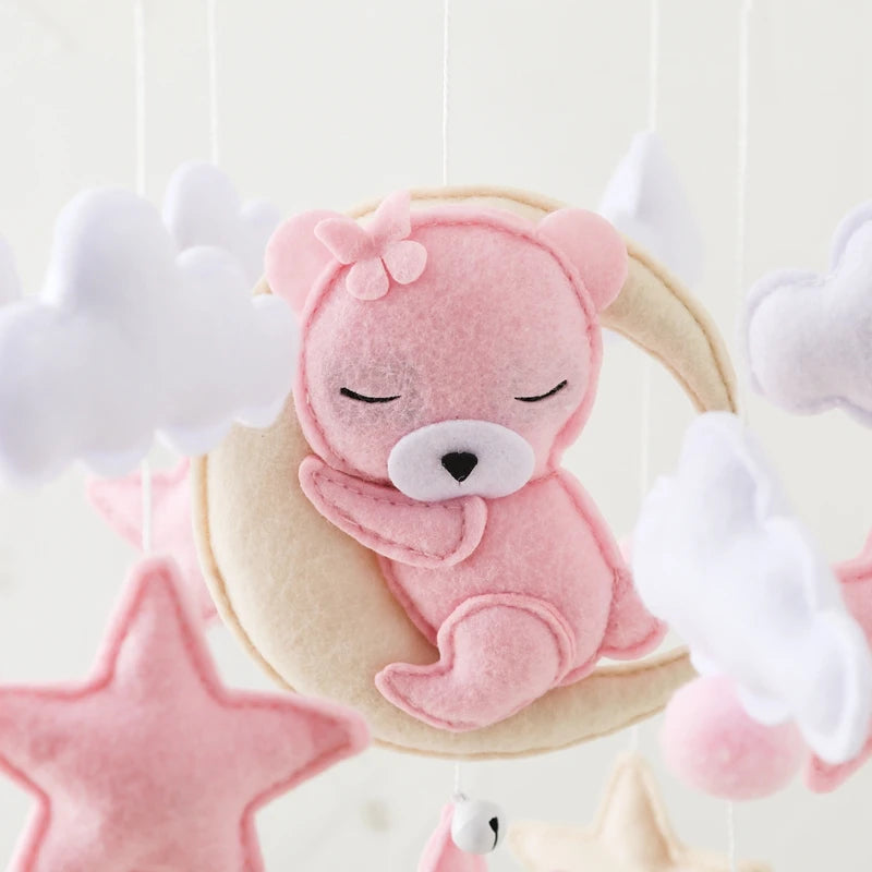 "JOUET" Jouet suspendu pour berceau, hochet pour bébé, cloche, ours et etoile
