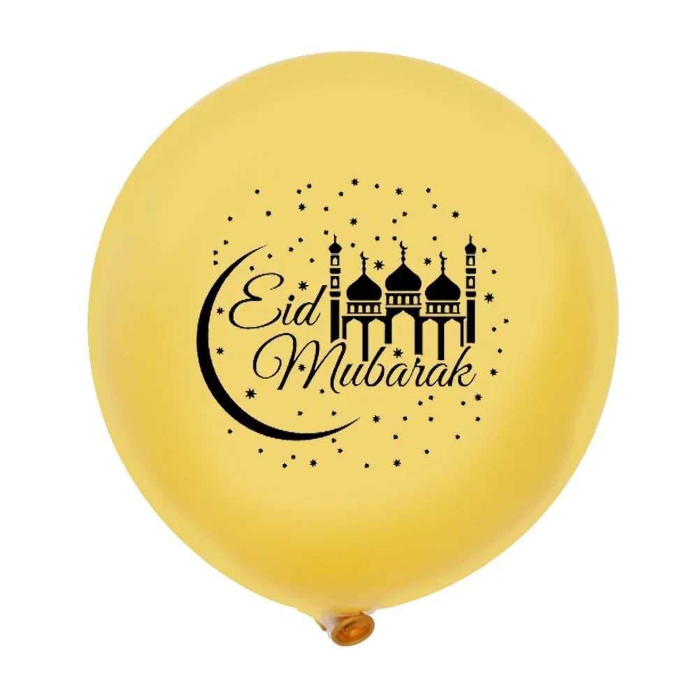 "SPECIAL RAMADAN" 10 pièces Eid Mubarak ballon en Latex Ramadan Kareem décoration Air Globos Ramadan Mubarak musulman islamique Festival fête fournitures 2024