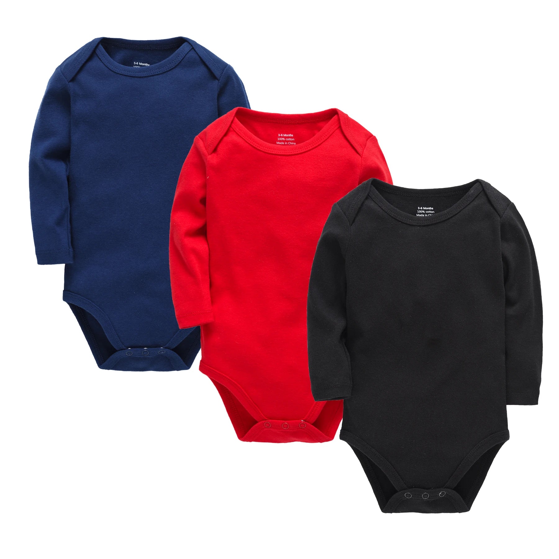 "COMNINAISON" Lots Body bébé unisexe, combinaison une pièce en coton doux à manches longues