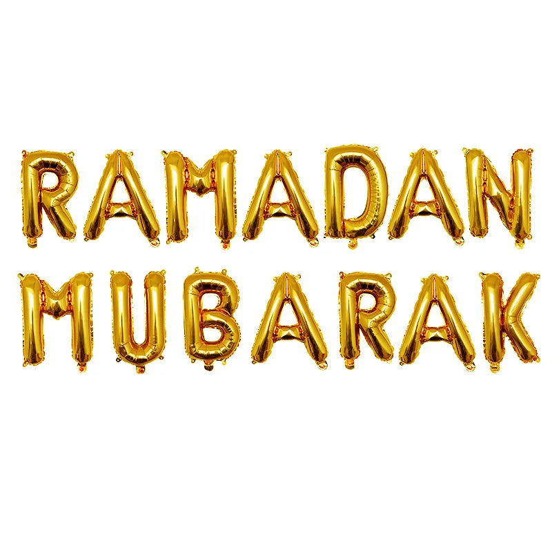 "SPECIAL RAMADAN" 1 ensemble de ballons lune étoile pour musulman EID Mubarak Festival maison bricolage décoration Ramadan Kareem enfants fête d'anniversaire Ballon Globos