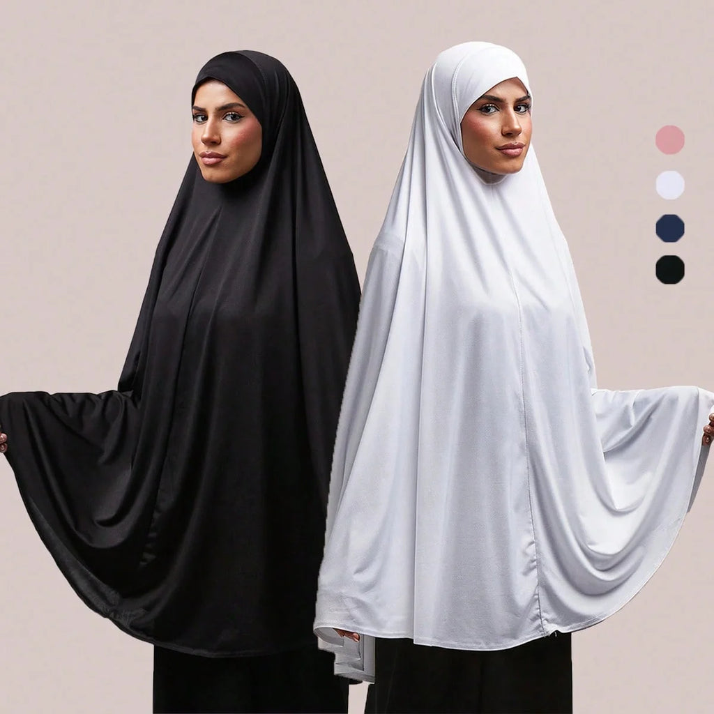 "SPECIAL RAMADAN" Abayas pour femmes musulmanes, couverture complète, Hijab intérieur en coton de qualité supérieure, Hijab en chanvre, robe de prière du Ramadan
