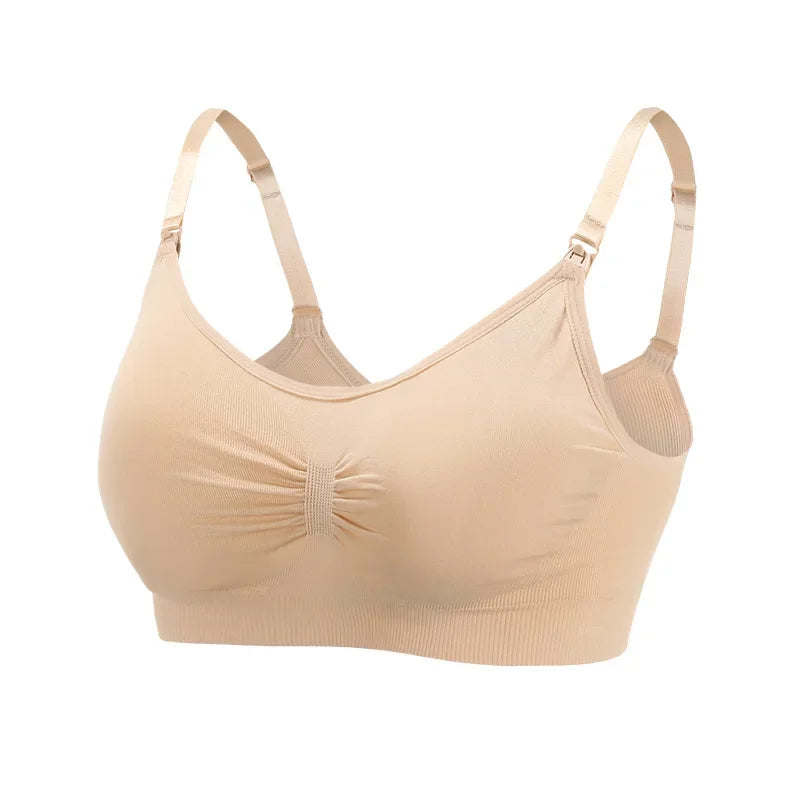 High Quality Plus Size Nursing Bra Breathable Women Breastfeeding Underwear Seamless Maternity Bra Push Up
