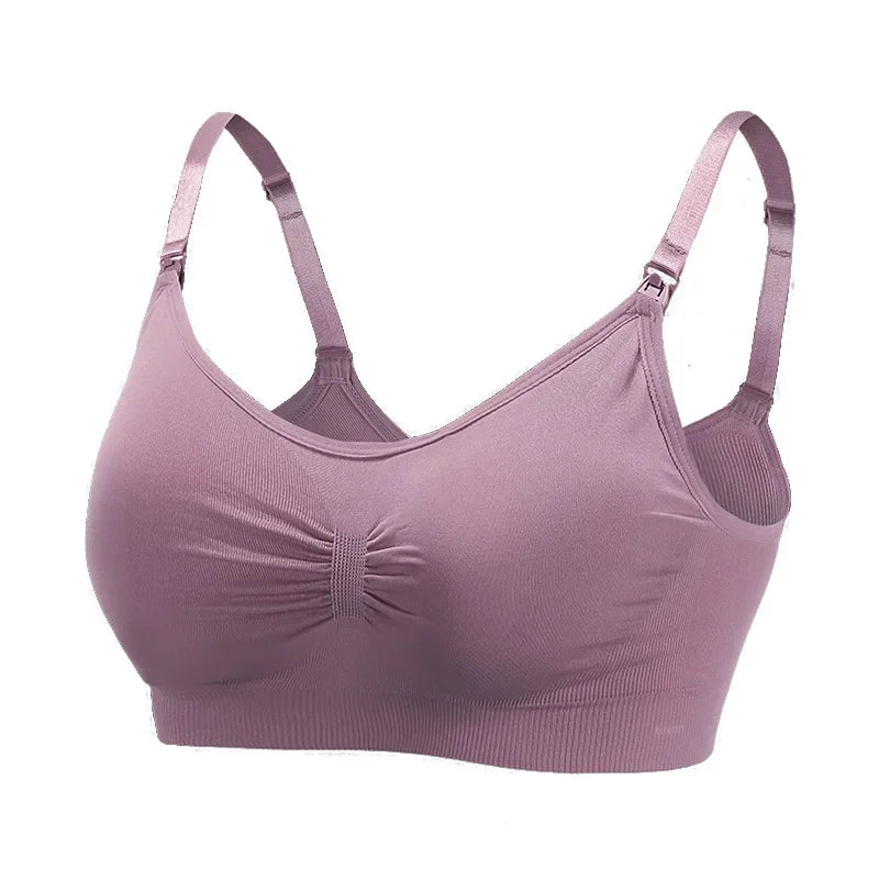 High Quality Plus Size Nursing Bra Breathable Women Breastfeeding Underwear Seamless Maternity Bra Push Up