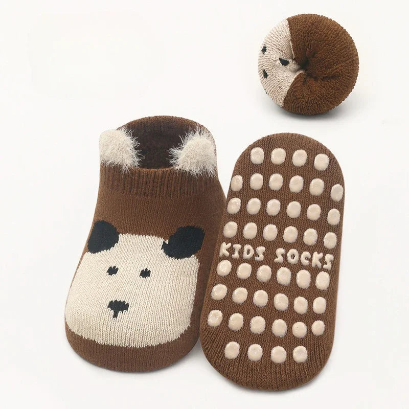 Autumn Winter Thicken Baby Toddler Thermal Socks Trampoline Socks Warm Kids Boy Girls Floor Socks Children Clothing Accessories