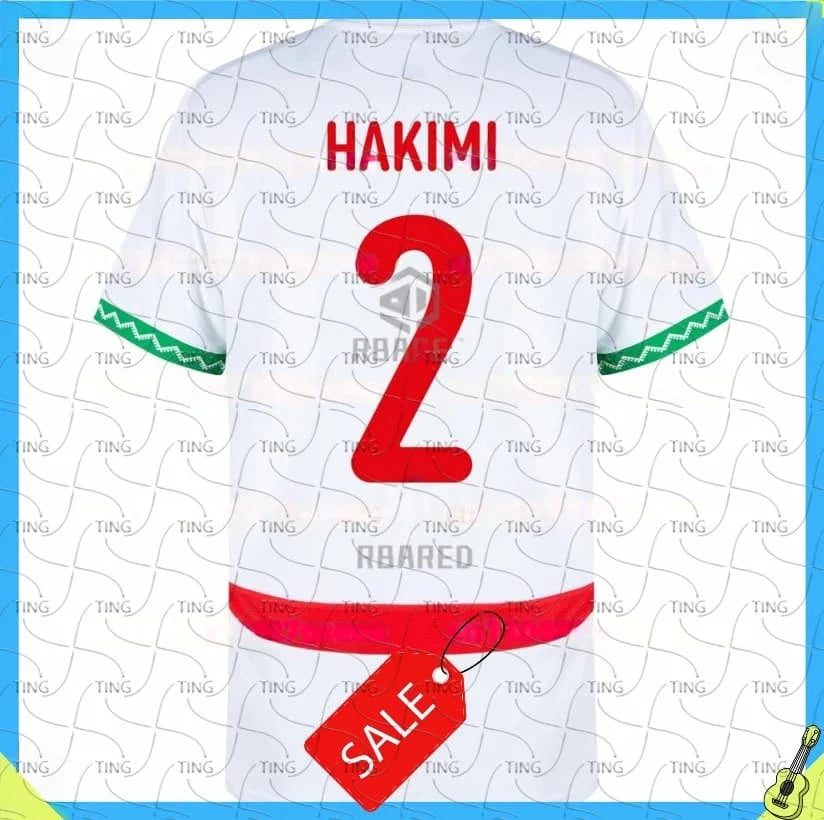 New NO.2 NO.10 Best-Selling Morocco Trendy 3D Printed Soccer Short Sleeve Tee - for Adults & Kids, Daily Casual & Sports Wear