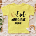 "SPECIAL RAMADAN" Personalized Eid Mubarak baby bodysuit with name, Eid Ramadan outfit for boys and girls; Personalized Eid Mubarak Baby Bodysuit Custom Name Boys Girls Eid Ramadan