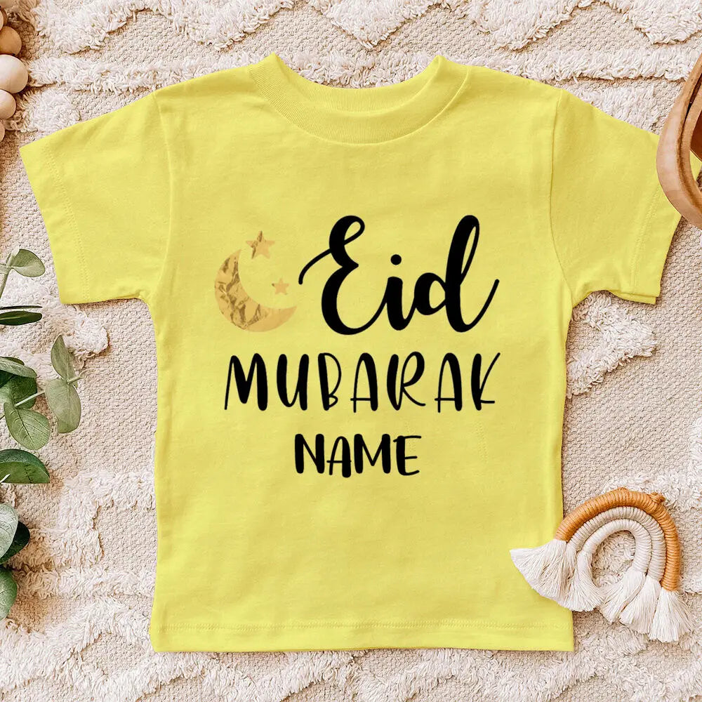 "SPECIAL RAMADAN" Personalized Eid Mubarak baby bodysuit with name, Eid Ramadan outfit for boys and girls; Personalized Eid Mubarak Baby Bodysuit Custom Name Boys Girls Eid Ramadan