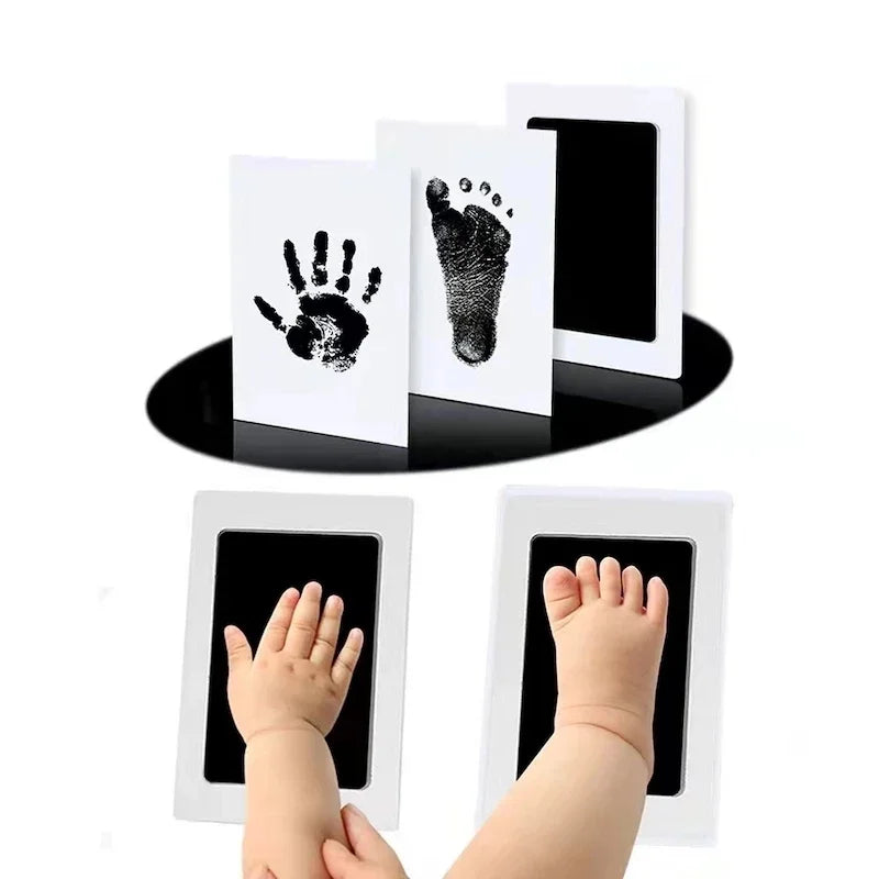"ACCESSORY" Newborn Baby DIY Kit, Ink Pads, Hand-Printed Photo Frame, Keepsake Accessories for Toddlers; Newborn Baby DIY Hand and Footprint Kit, Ink Pads, Photo Frame, Handprint for Toddlers