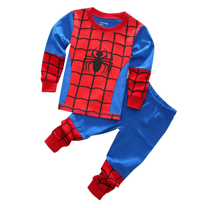 New Kids Pajama Set Cotton Soft nightwear Mickey Loungewear Long Sleeve Pjs Sleepwear for Toddler Boys pajamas Girls nighty