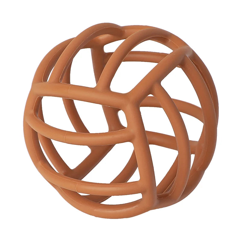 1pc Baby Silicone rodent Toy Ball Suitable BPA Free Baby Teething Chew Silicone Beads DIY Teething Necklace Toys