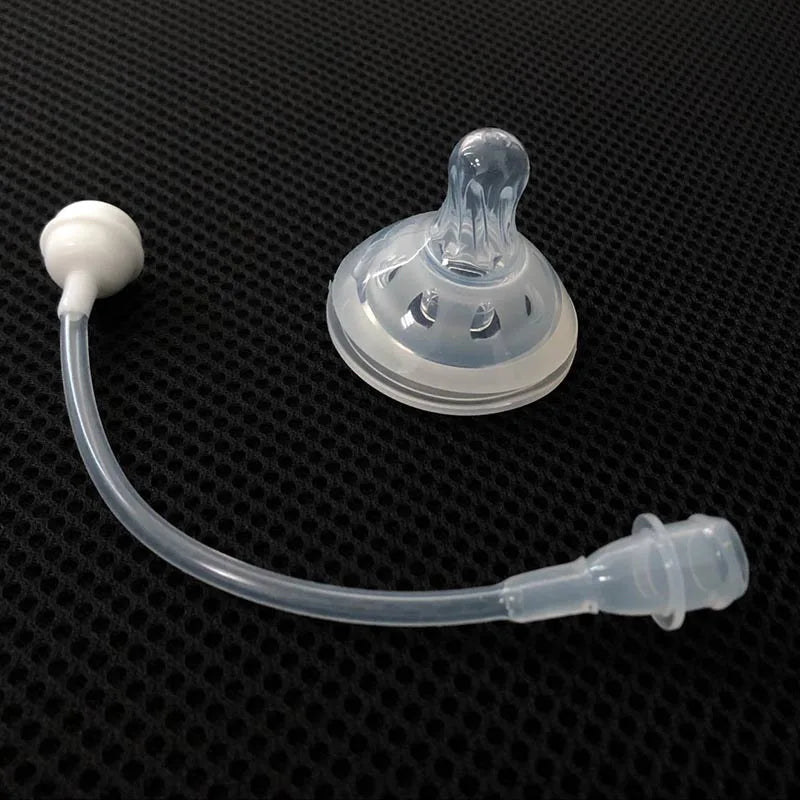 Baby Bottle Kids Cup Silicone Sippy Straw Mouth Feeding Bottle Nipple Bottle Replace Accessory