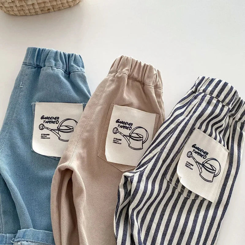 "VETEMENTS" Nouveau pantalon enfants, filles/garçons mode enfants jean Britches