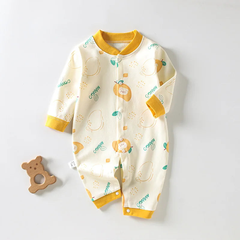 "VETEMENTS" Imprimés Mickey, combinaison confortable en coton pour bébé à manches longues