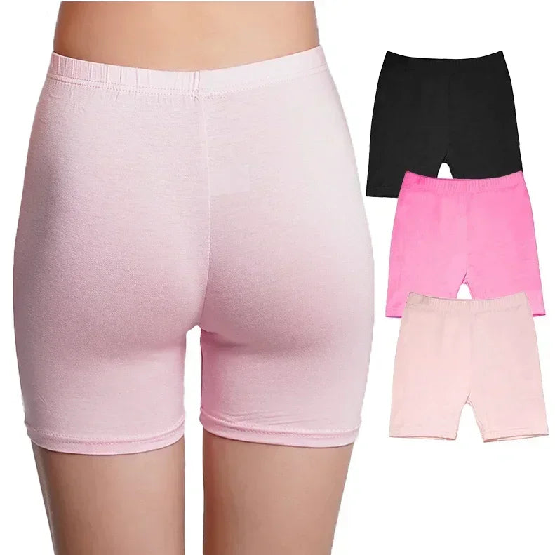 "VETEMENTS" Pantalons de sécurité pour filles, 4 pièces, Leggings de danse, Shorts, collants courts 3 à 12 ans