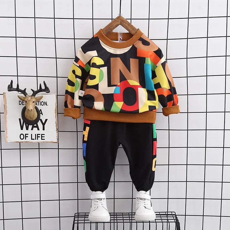 "VETEMENTS" Nouveaux vêtements pour filles et garçons : ensembles décontractés 2 pièces pour enfants