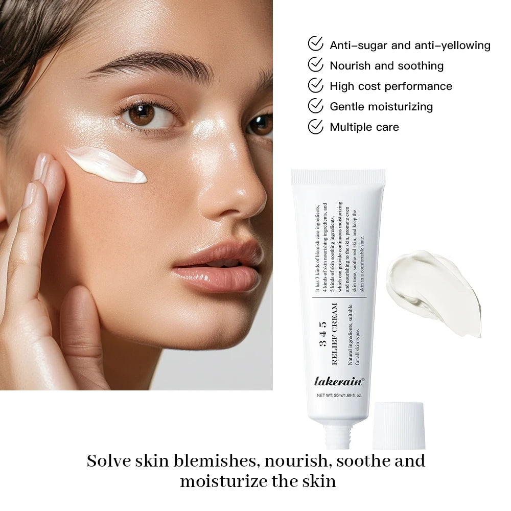 "SOIN" Crème anti-imperfections hydratante, nourrit la peau et fournit un soin apaisant