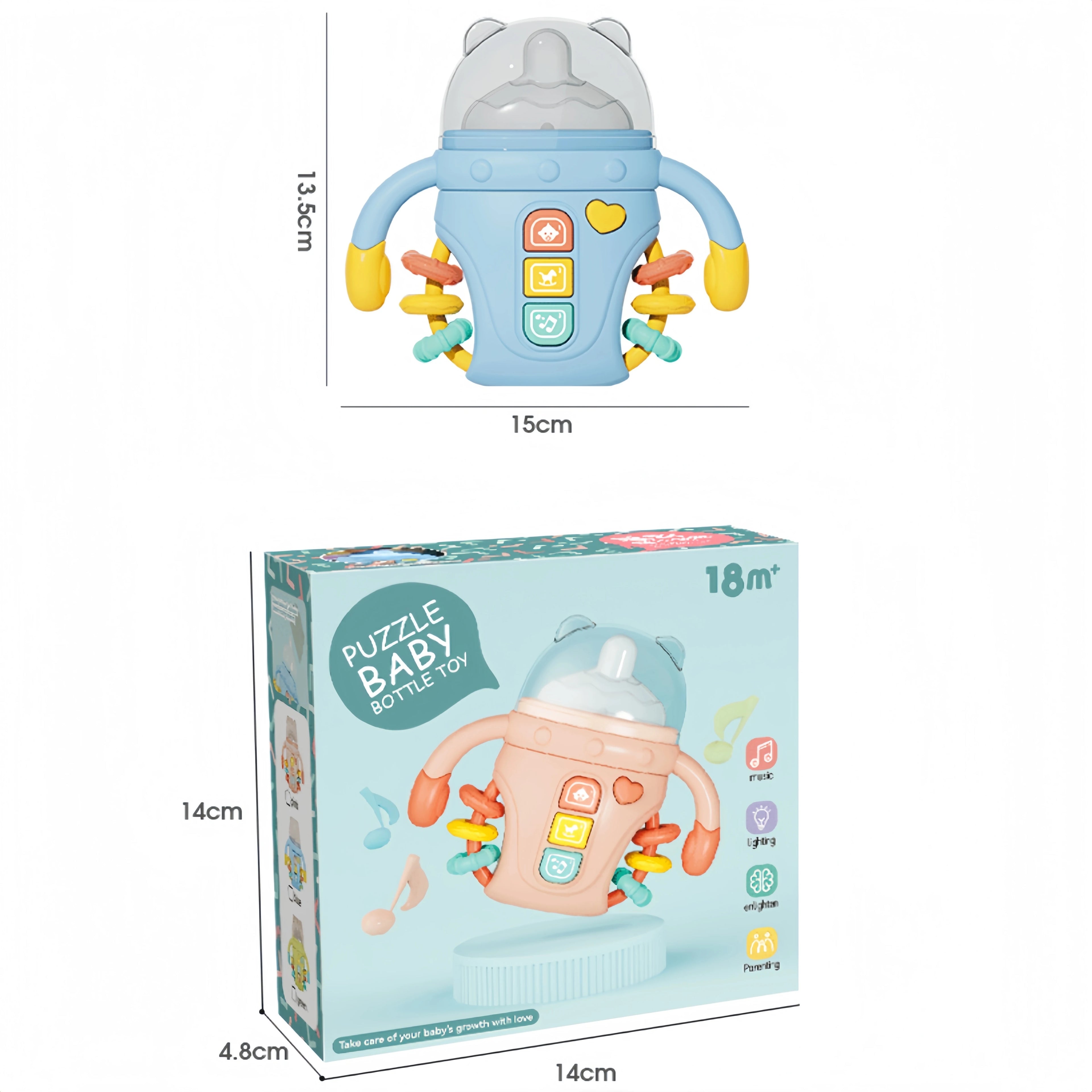 "JOUET" Jouets électroniques en forme de biberon, adaptés aux bébés de plus de 18 mois