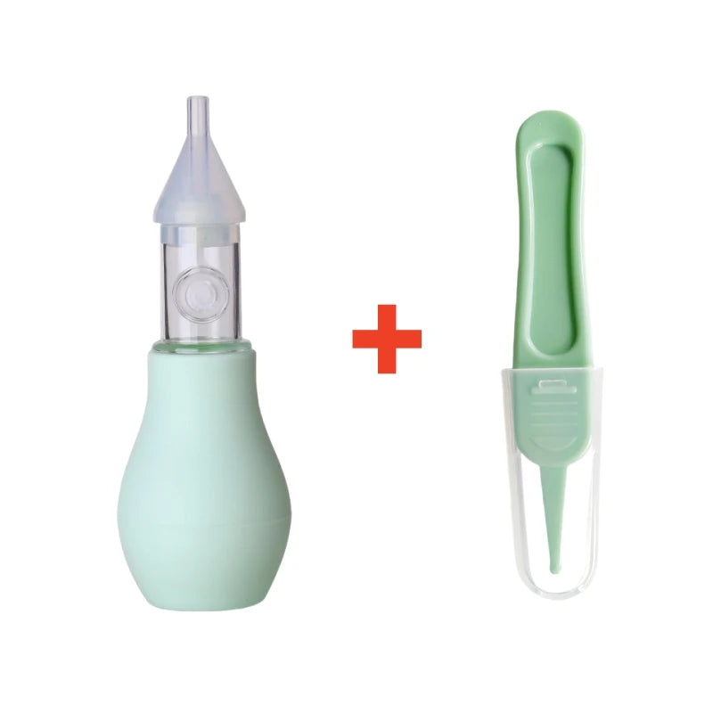 "ACCESSOIRE" Aspirateur Nasal en Silicone pour bébé, pompe d'aspiration, nettoyeur de nez pour enfants, dispositif de nettoyage du nez apaisant, outils de nettoyage Nasal