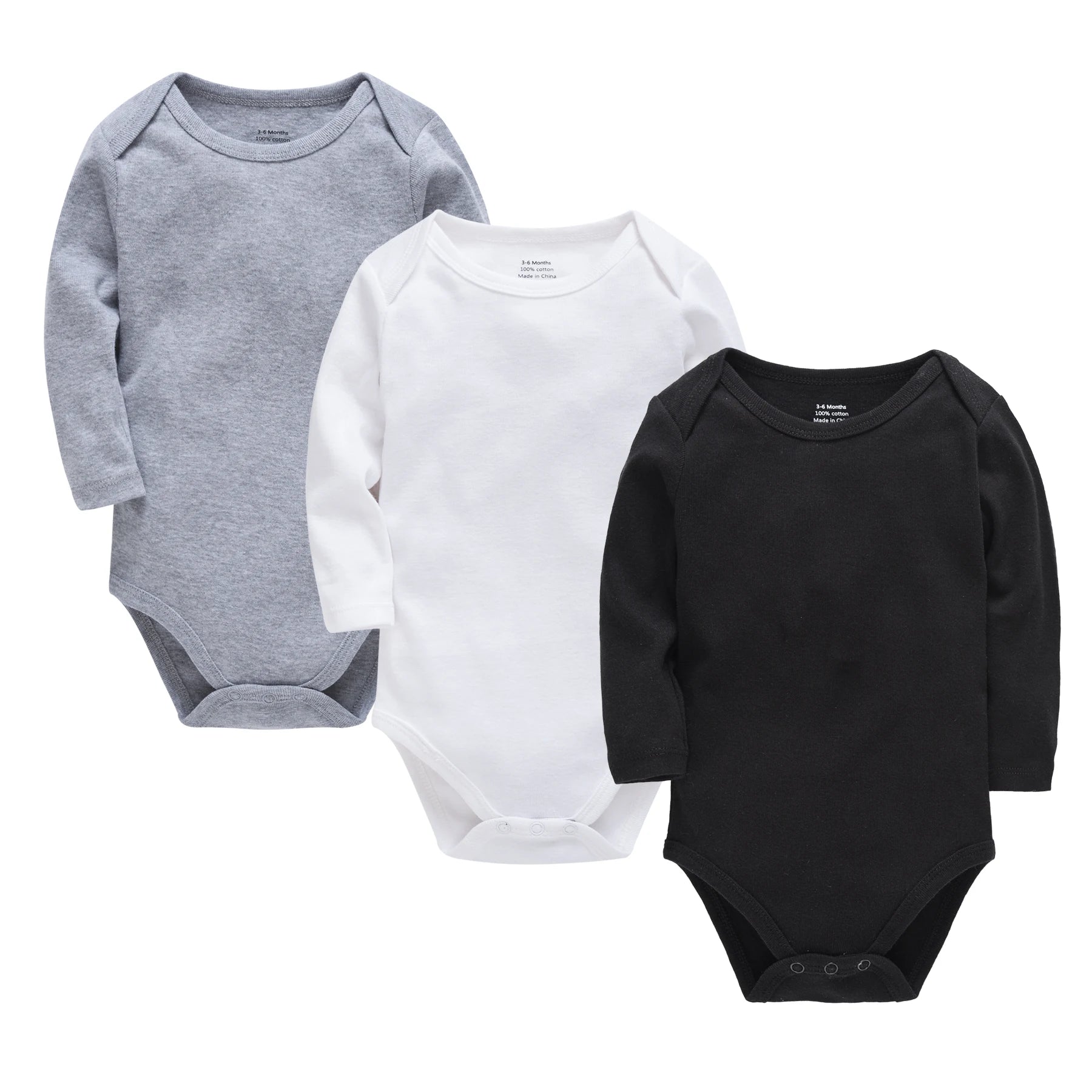"COMNINAISON" Lots Body bébé unisexe, combinaison une pièce en coton doux à manches longues