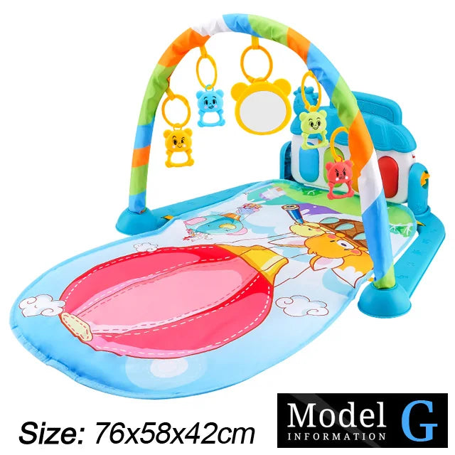 "ACCESSORY" Baby Fitness Stand, Music, Games, Indoor Activity, Toys, Newborn Piano, Crawling Blanket, Pedal, Play, Early Education 0-36 Months; Baby Fitness Stand Music Play Gym Activity Toys Newborn