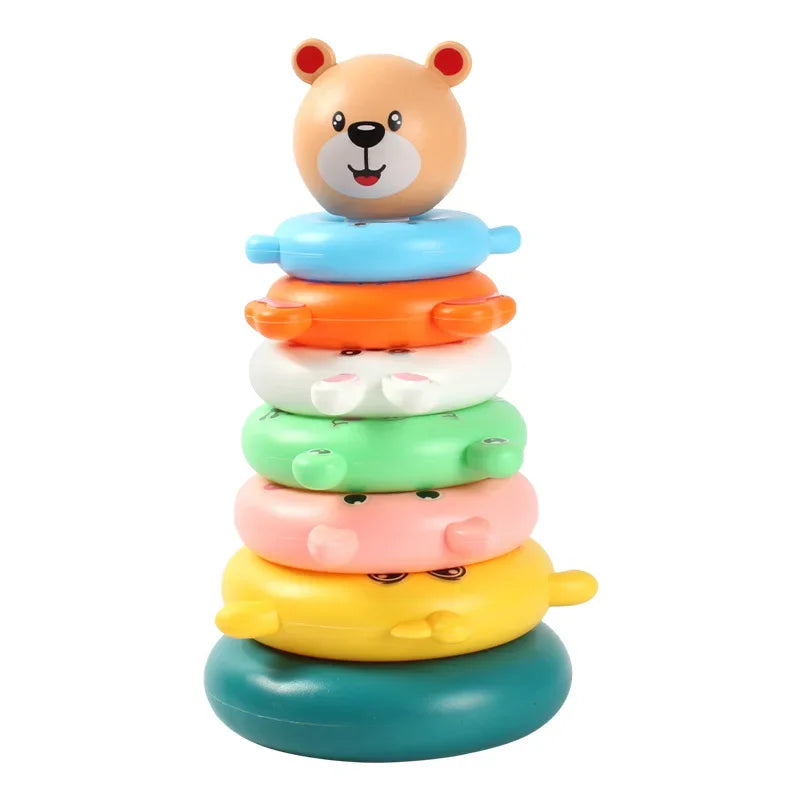 "JOUET" Nouveaux jouets pour bébés de 0 à 12 mois : puzzle pyramide