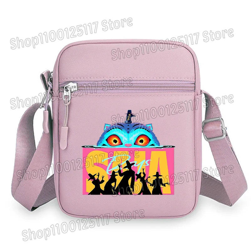 Demon Hunters Kpop Crossbody Bag Women Shoulder Bags Girls Square Bag Mobile Phone Storage Bags Outdoor Anime Printed Handbag