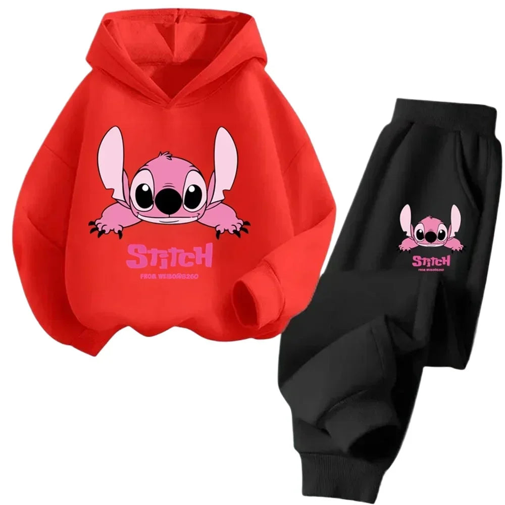 "VETEMENTS" NOUVEAU Sweat à capuche Stitch pour enfants, pull décontracté à motif dessin animé, garçons/filles
