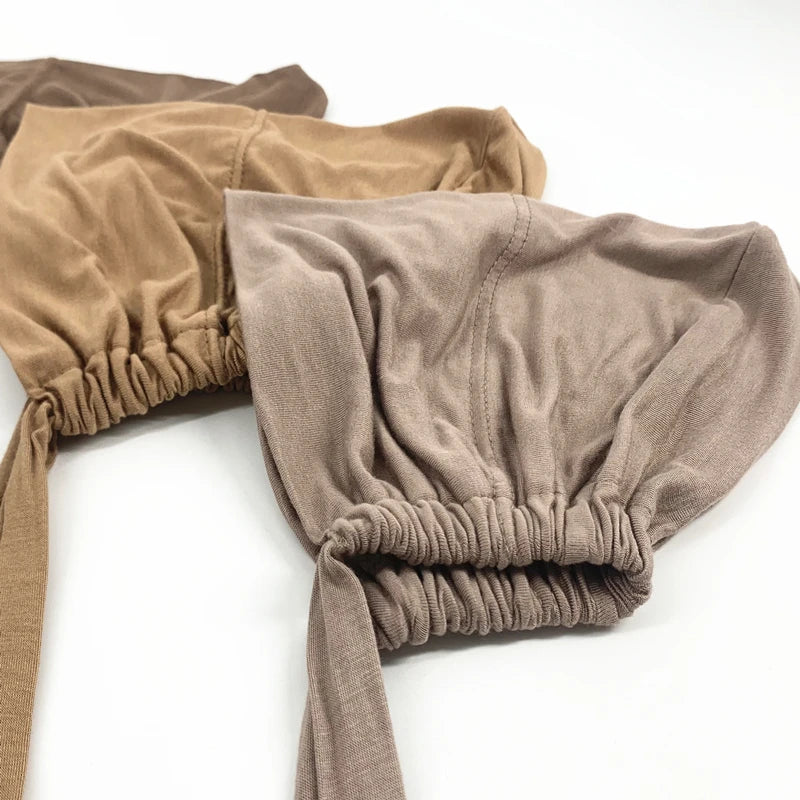 "SPECIAL RAMADAN" 82 couleurs sous-embouts mode femmes intérieur Hijab casquette musulmane Bonnet plaine islamique coton Spandex Jersey DEW sous-écharpe