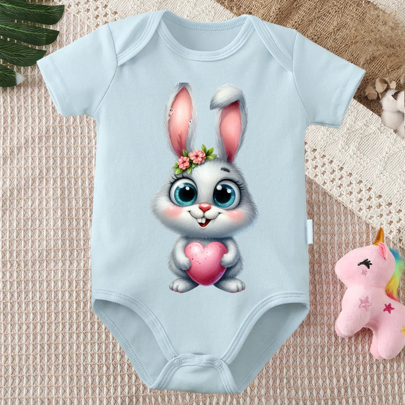 "COMBINAISON" Body 100% coton, imprimé, vêtements confortables pour bébé de 0 à 12 mois