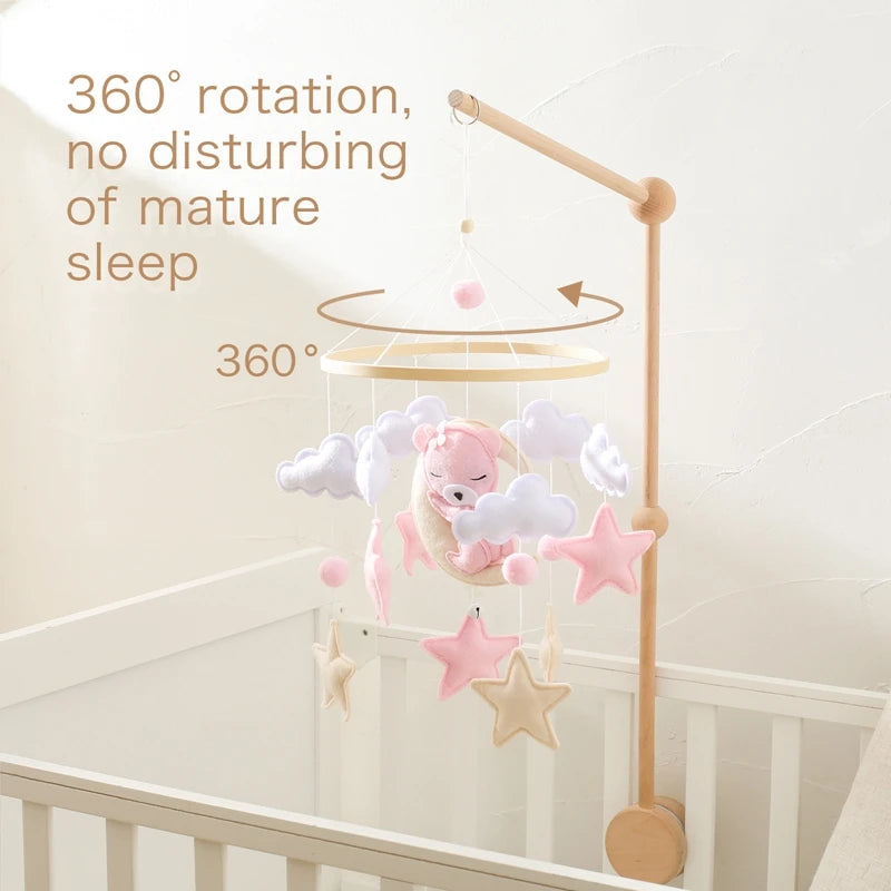 "JOUET" Jouet suspendu pour berceau, hochet pour bébé, cloche, ours et etoile