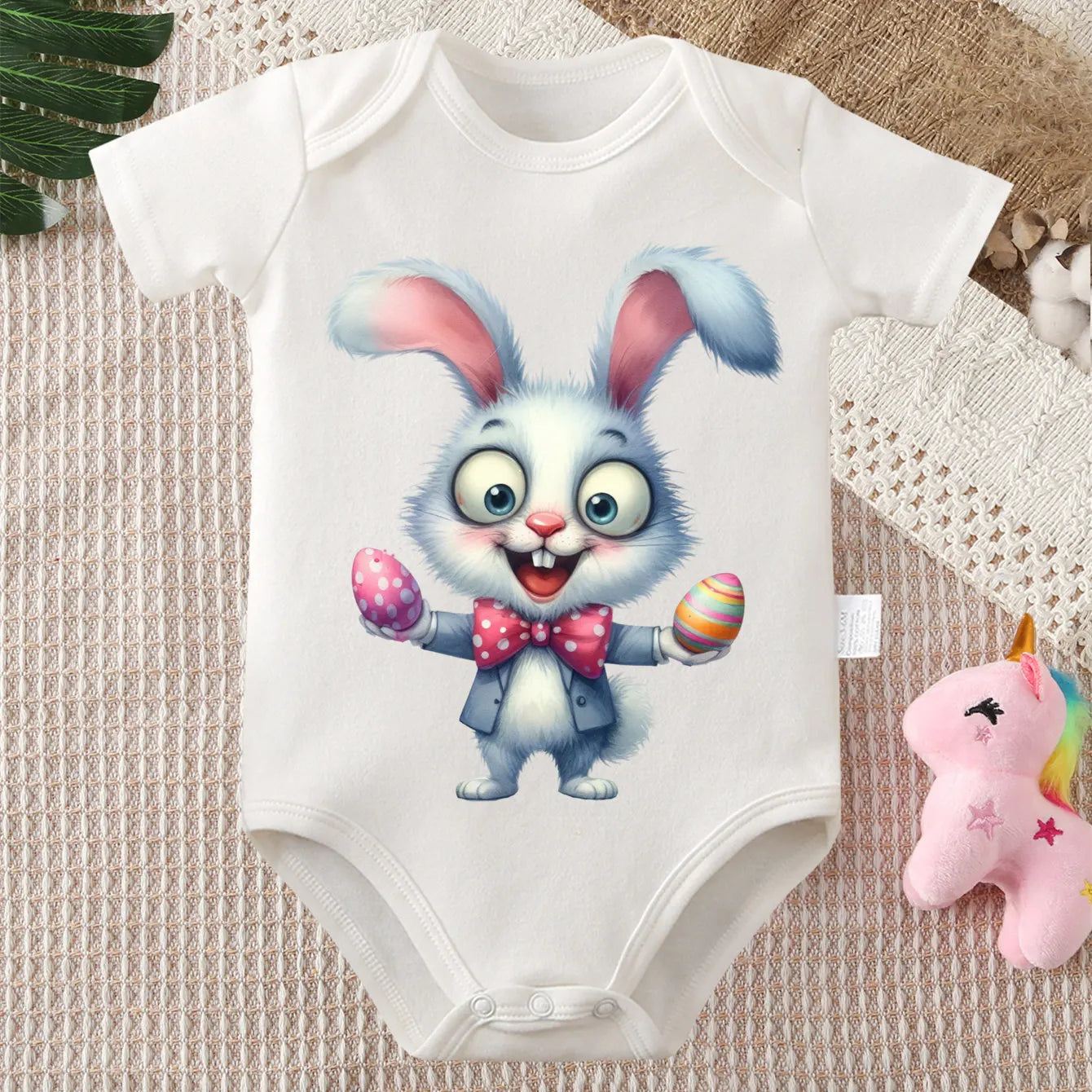 "COMBINAISON" Body 100% coton, imprimé, vêtements confortables pour bébé de 0 à 12 mois