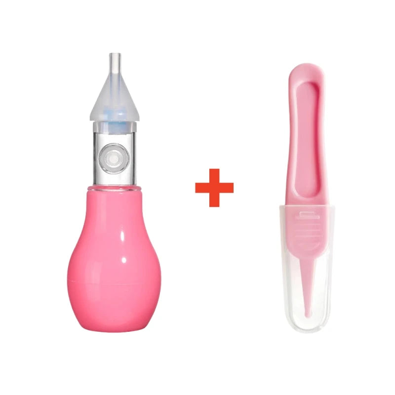 "ACCESSOIRE" Aspirateur Nasal en Silicone pour bébé, pompe d'aspiration, nettoyeur de nez pour enfants, dispositif de nettoyage du nez apaisant, outils de nettoyage Nasal