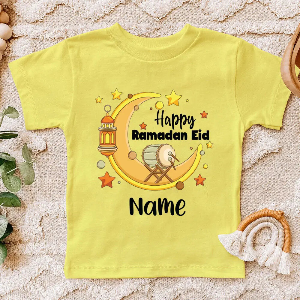 "SPECIAL RAMADAN" Personalized Eid Mubarak baby bodysuit with name, Eid Ramadan outfit for boys and girls; Personalized Eid Mubarak Baby Bodysuit Custom Name Boys Girls Eid Ramadan