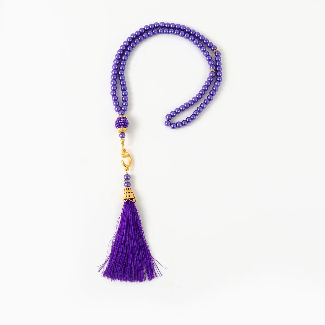 "SPECIAL RAMADAN" Beaded prayer bracelet with tassel pendant, prayer jewelry for Ramadan. Prayer Beads Beaded Bracelet with Tassel Pendant for Prayer Ornament Ramadan Jewelry Gift for Family Friends - 1 Piece