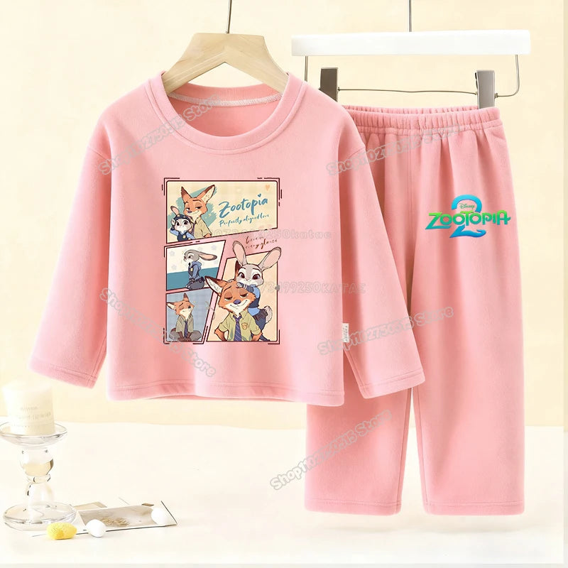 "VETEMENTS" Zootopia 2,  Pyjamas 2 pièces ensemble enfants garçons/filles