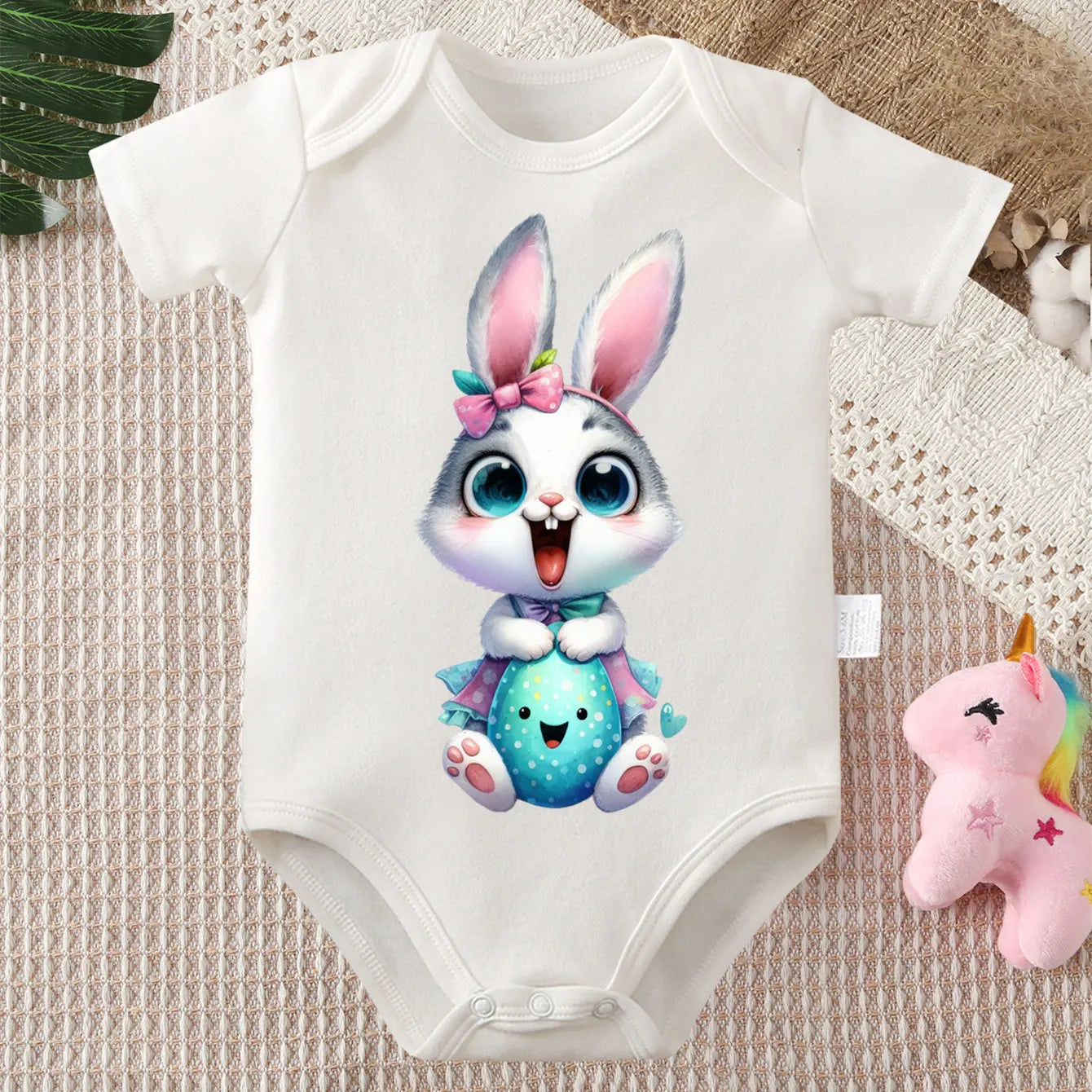 "COMBINAISON" Body 100% coton, imprimé, vêtements confortables pour bébé de 0 à 12 mois