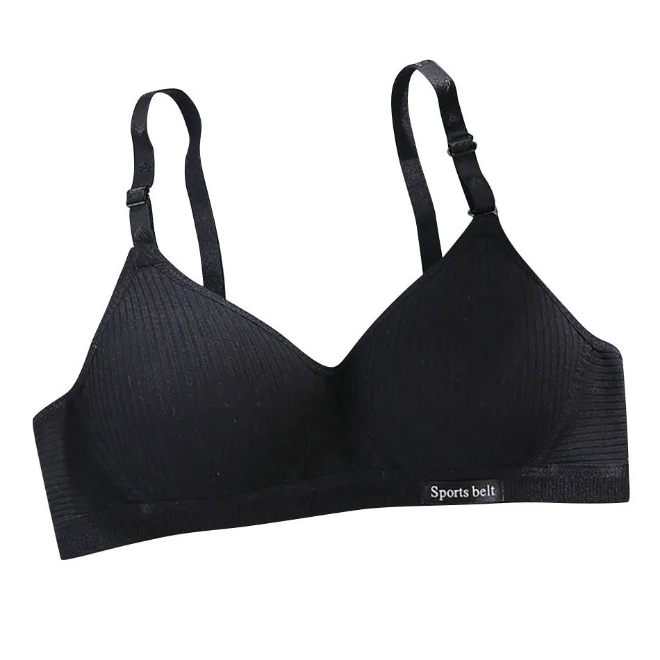 Training Bra for Developing Girls without Steel Rings Comfortable and Traceless Small Bra Pure Cotton Thin Sport Underwears