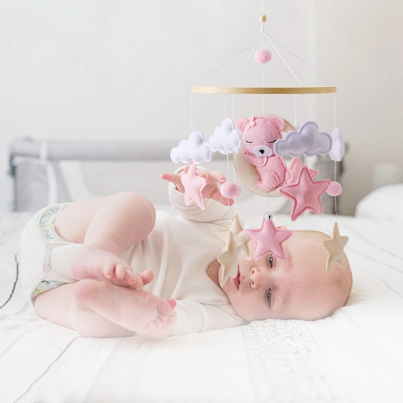 "JOUET" Jouet suspendu pour berceau, hochet pour bébé, cloche, ours et etoile
