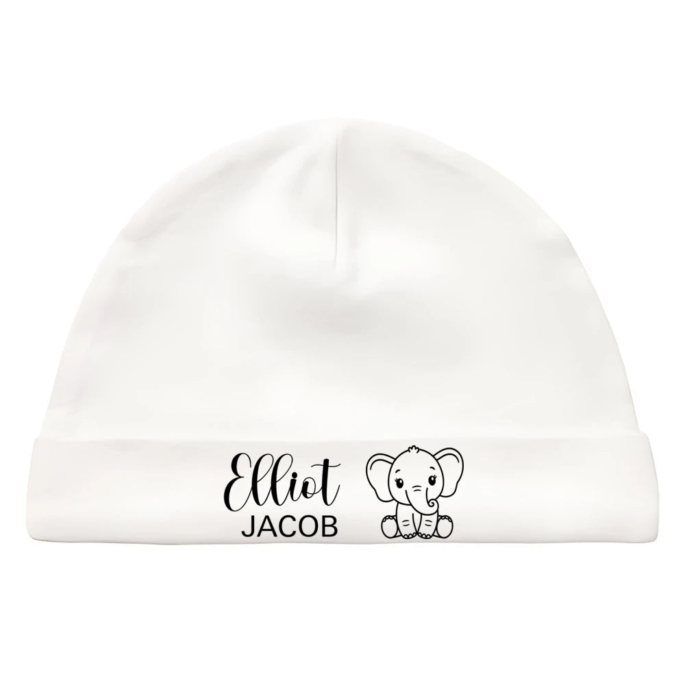 "ACCESSOIRE" Bonnet nouveau-né, bonnet personnalisé pour bébé, avec nom
