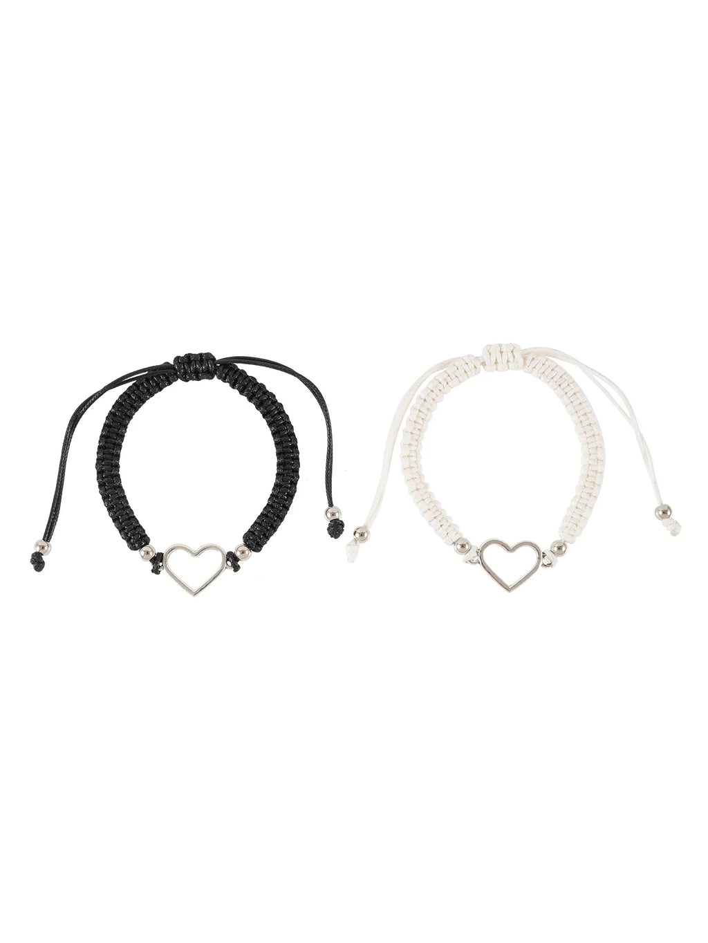 "BIJOUX" Bracelet de couple en forme de cœur