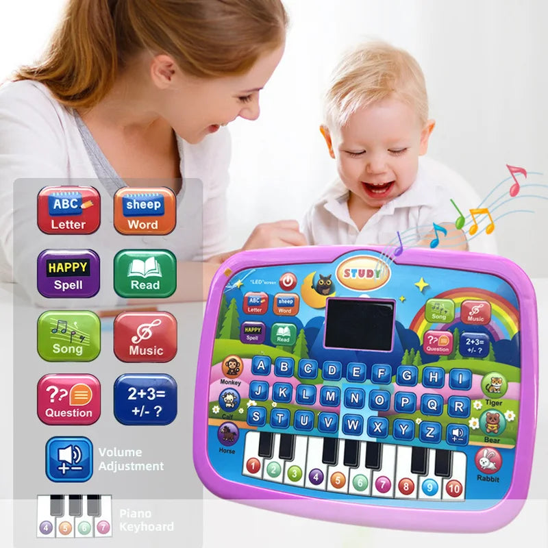 "JOUET" Tablette éducative pour enfants (dès 3 ans) : apprentissage de la lecture, des mathématiques et de la musique