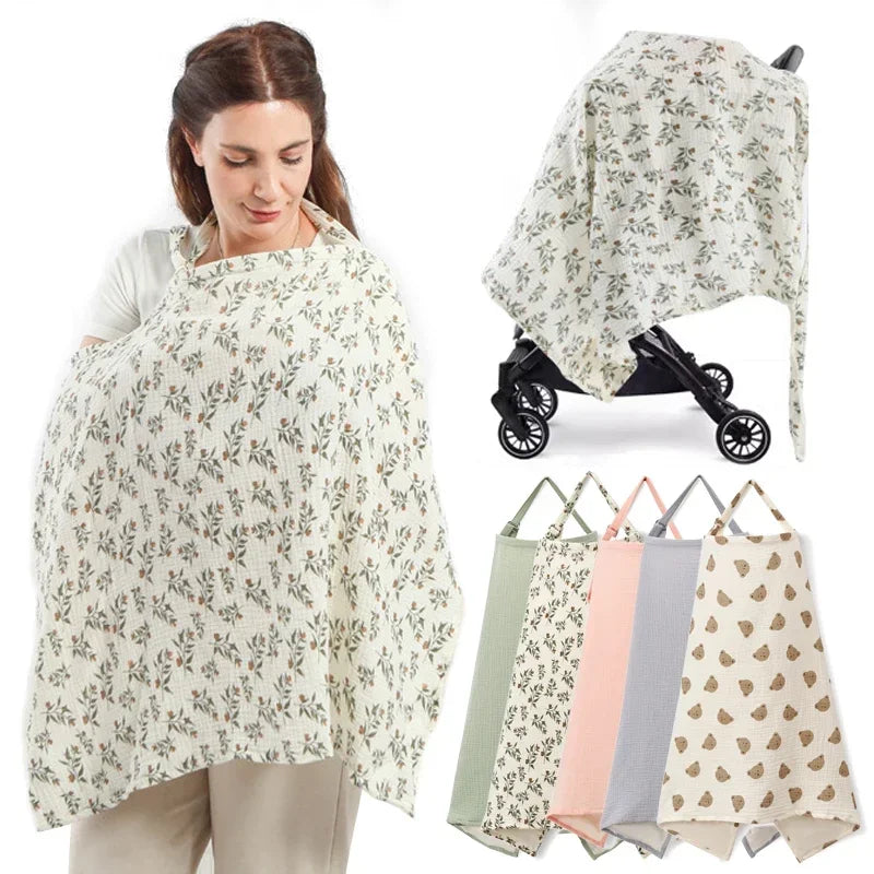 "ACCESSOIRE" Couverture d'allaitement en coton pour maman, couverture bébé, confidentialité réglable