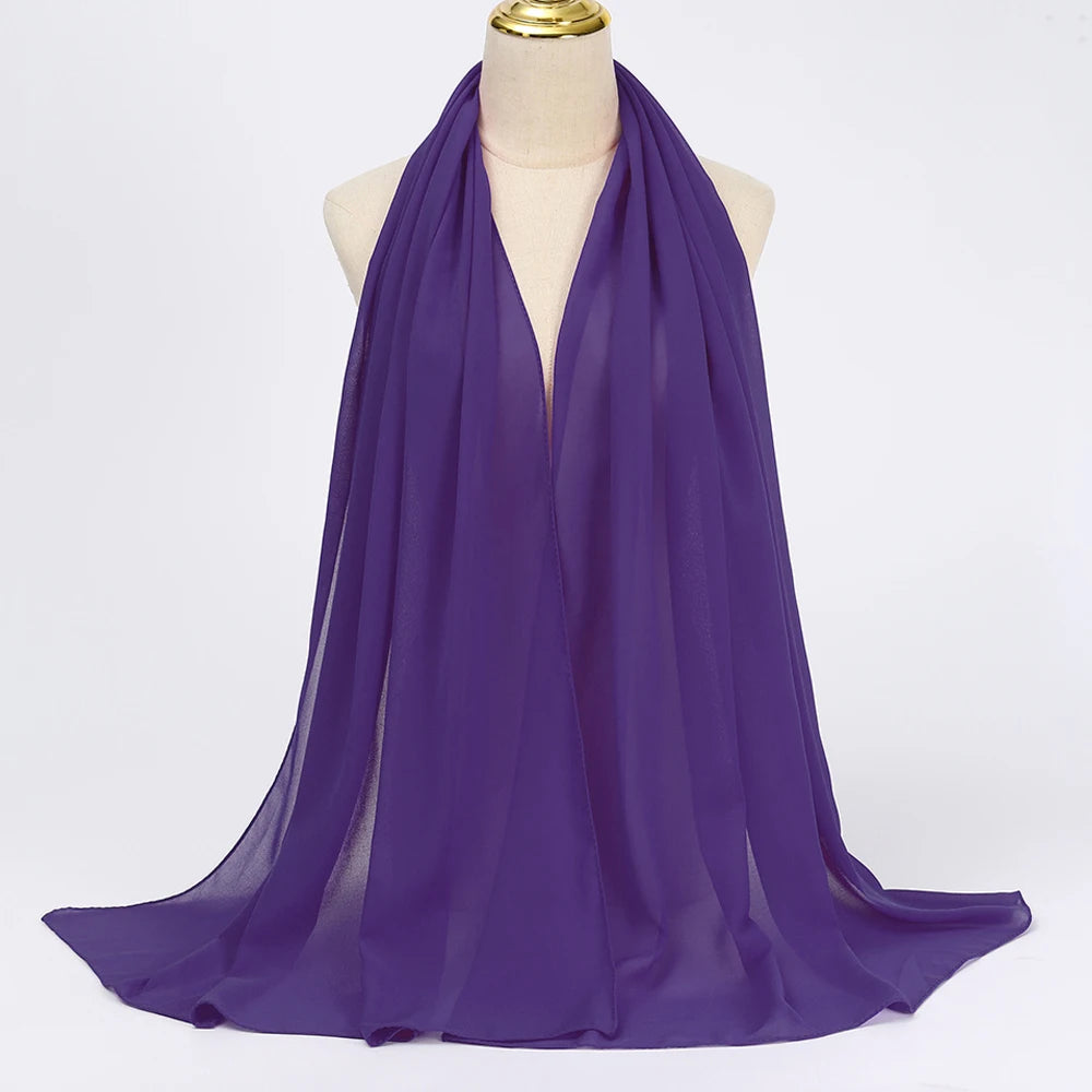 "SPECIAL RAMADAN" Foulard Hijab en mousseline de soie pour Femme, voile musulman ramadan ,hijab femme musulman,foulard musulmane pour femme, foulard mousseline en Jersey doux de haute qualité hijab islam voile femme musulman