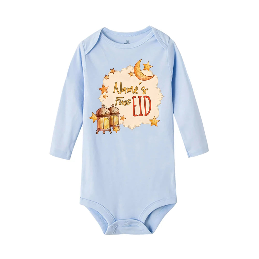 "SPECIAL RAMADAN" Personalized Baby Romper, First Eid Bodysuit with Name, Baby Outfit for Ramadan, Personalized Baby First Eid Romper Custom Name Newborn Eid Bodysuit Infant Ramadan Jumpsuit Islamic
