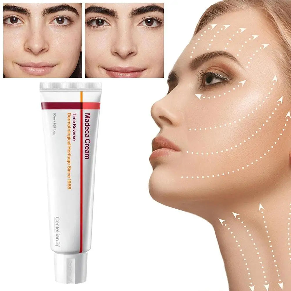 "SOIN" Crème nourrissante à absorption rapide Madeca Cream Time Reverse Advanced, hydrate, réduit les rides, anti-âge