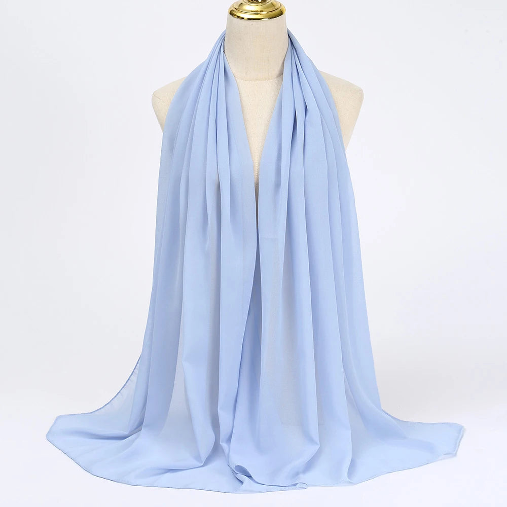 "SPECIAL RAMADAN" Foulard Hijab en mousseline de soie pour Femme, voile musulman ramadan ,hijab femme musulman,foulard musulmane pour femme, foulard mousseline en Jersey doux de haute qualité hijab islam voile femme musulman