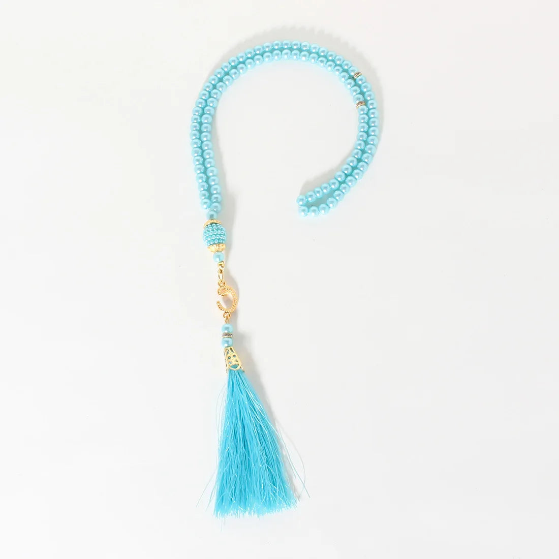"SPECIAL RAMADAN" Beaded prayer bracelet with tassel pendant, prayer jewelry for Ramadan. Prayer Beads Beaded Bracelet with Tassel Pendant for Prayer Ornament Ramadan Jewelry Gift for Family Friends - 1 Piece