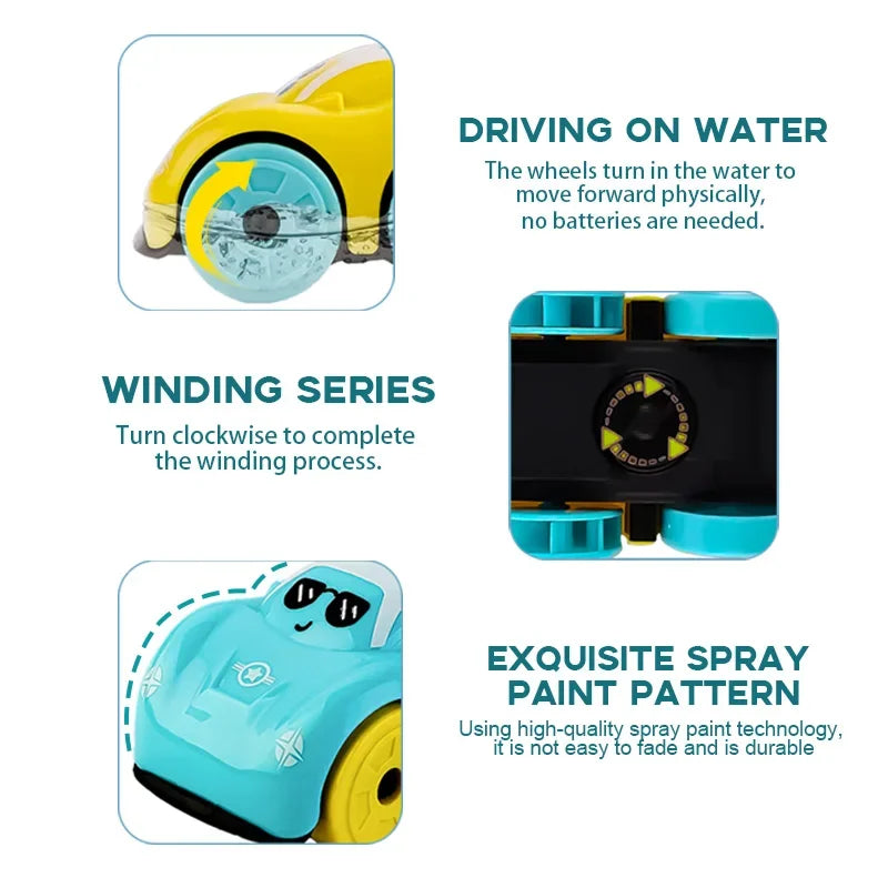 "JOUET" Voitures amphibies flottantes pour le bain et surface d'eau