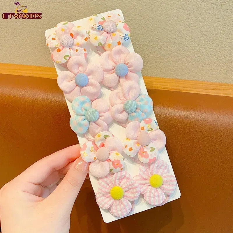 "ACCESSOIRE" Nouveaux élastiques à cheveux mignons pour enfants, avec motifs de fleurs et de fruits, pour filles et enfants. Accessoires de cheveux à offrir.