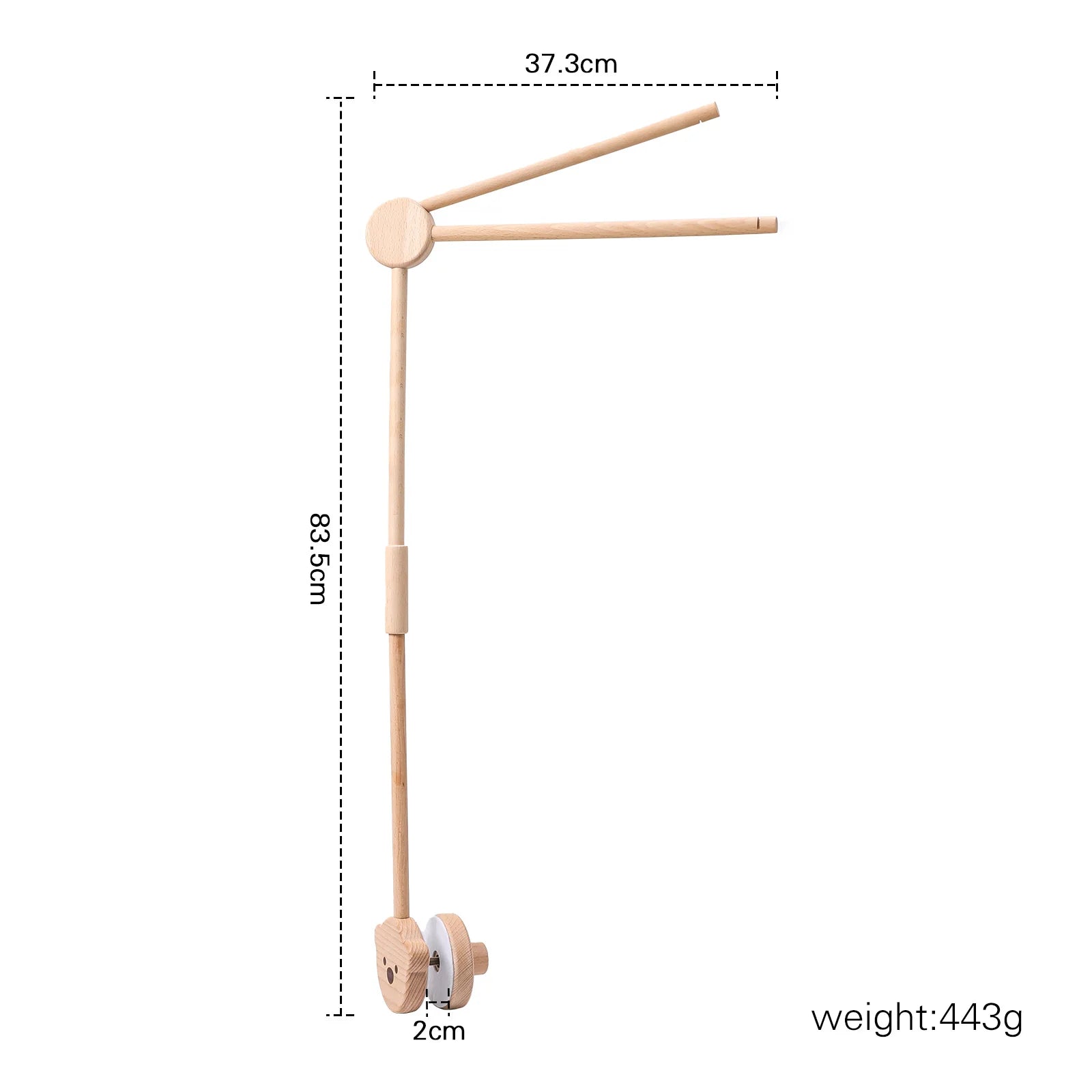 "JOUET" Hochet Mobile pour berceau de bébé  0 à 36 mois, jouet en feutre suspendu avec support en bois
